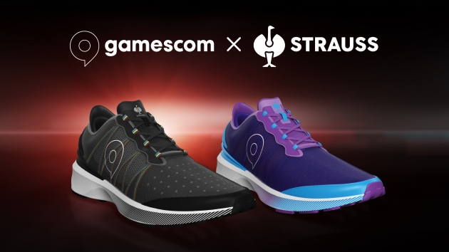 Engelbert Strauss und Gamescom kooperieren - Gamescom-Sneaker 2023 von Engelbert Strauss: Die Community konnte über das Design abstimmen - Quelle: Gamescom